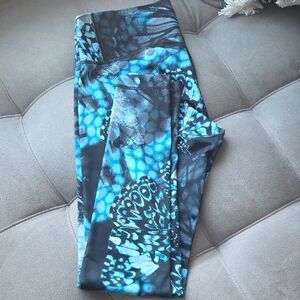 Champion Performance Blue and Black Leggings